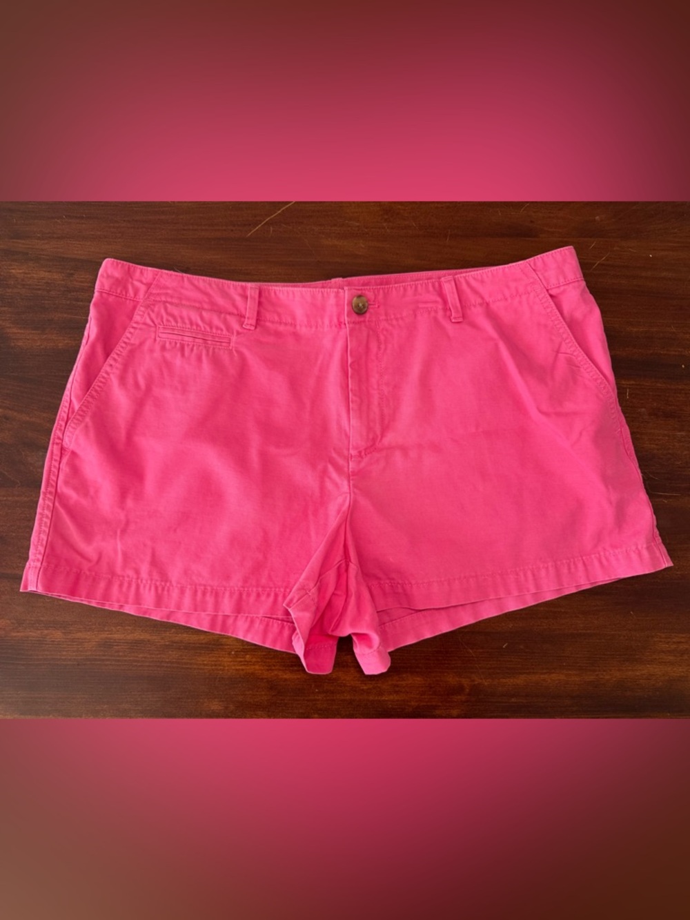 Gap Bright Pink Cotton Shorts - Size 14